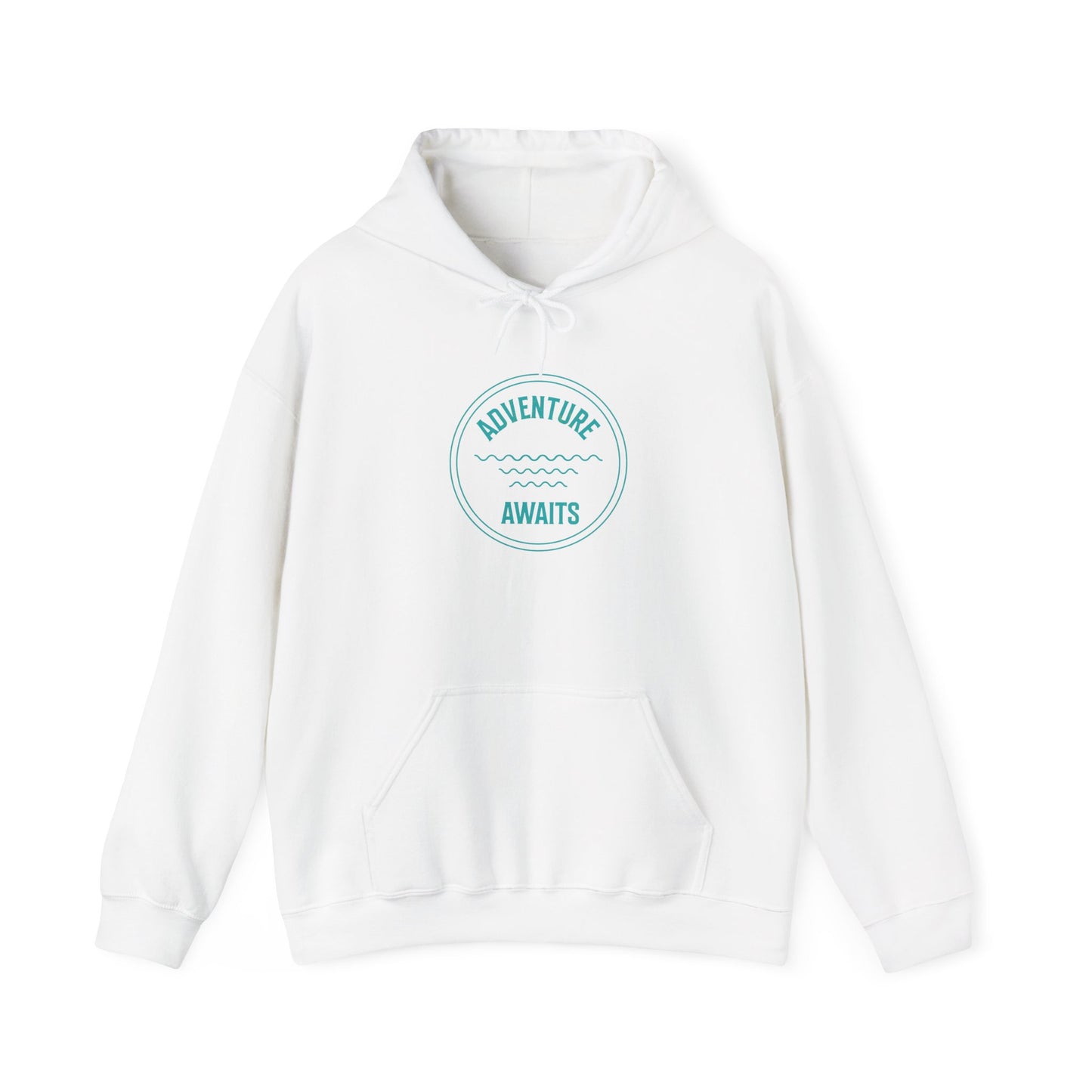 Adventure Awaits Hooded Sweatshirt for Travel Enthusiasts
