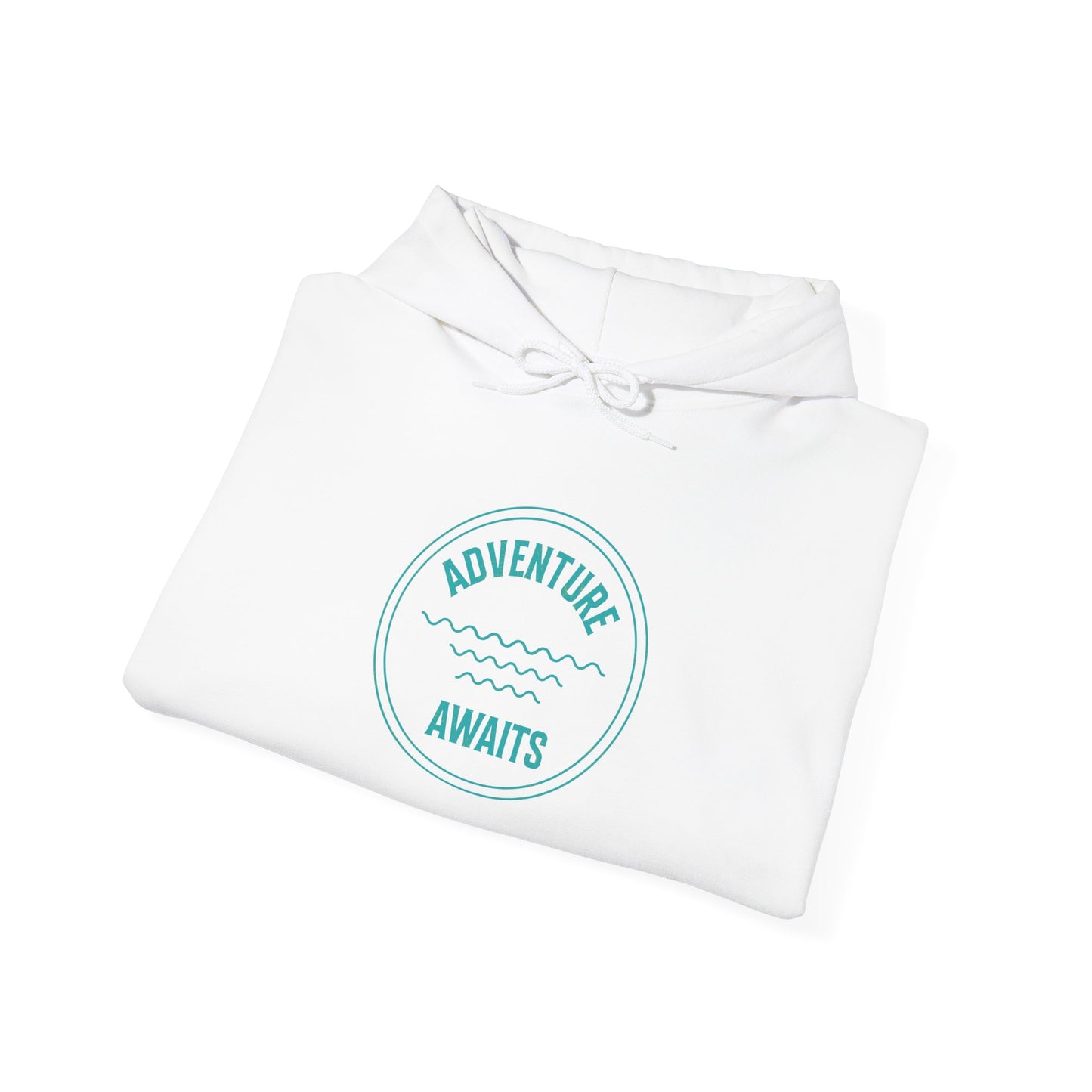 Adventure Awaits Hooded Sweatshirt for Travel Enthusiasts