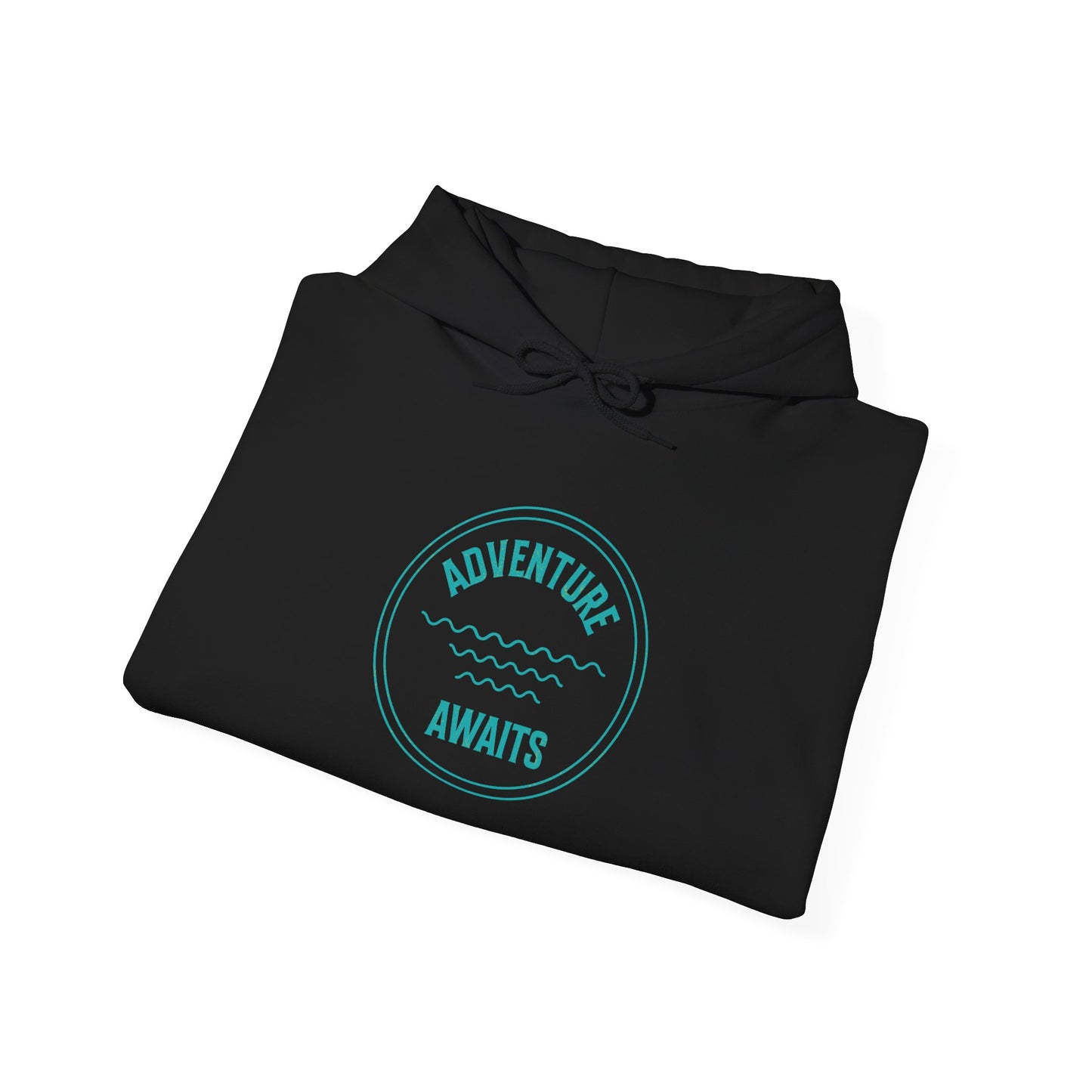 Adventure Awaits Hooded Sweatshirt for Travel Enthusiasts