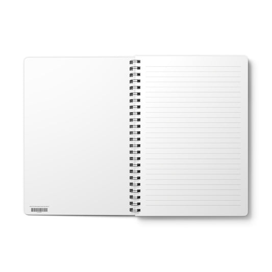 Inspirational A5 Wirobound Notebook - 2025 Brain Design for Creativity & Journaling